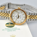 ROLEX DATEJUST TURN-O-GRAPH REF. 16253 PORCELAIN DIAL BOX AND PAPERS NEW OLD STOCK