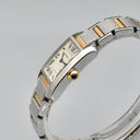 CARTIER TANK FRANCAISE REF. 2301 STEEL AND GOLD BOX AND PAPERS