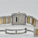 CARTIER TANK FRANCAISE REF. 2301 STEEL AND GOLD BOX AND PAPERS