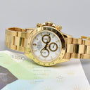 ROLEX DAYTONA REF. 116528 YELLOW GOLD BOX AND PAPERS