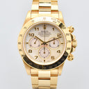 ROLEX DAYTONA A SERIES REF. 16528 MOTHER OF PEARL DIAL YELLOW GOLD WITH BOX