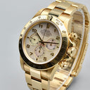 ROLEX DAYTONA A SERIES REF. 16528 MOTHER OF PEARL DIAL YELLOW GOLD WITH BOX