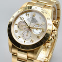ROLEX DAYTONA A SERIES REF. 16528 MOTHER OF PEARL DIAL YELLOW GOLD WITH BOX