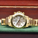 ROLEX DAYTONA A SERIES REF. 16528 MOTHER OF PEARL DIAL YELLOW GOLD WITH BOX