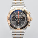BREITLING CHRONOMAT B0142 REF. UB0134 STAINLESS STEEL AND GOLD BOX AND PAPERS