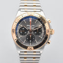 BREITLING CHRONOMAT B0142 REF. UB0134 STAINLESS STEEL AND GOLD BOX AND PAPERS