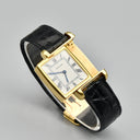 CARTIER TANK REVERSO DUAL TIME YELLOW GOLD