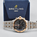 BREITLING CHRONOMAT B0142 REF. UB0134 STAINLESS STEEL AND GOLD BOX AND PAPERS
