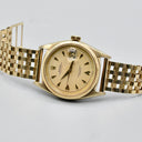 ROLEX OVETTONE RED DATEJUST REF. 6305 YELLOW GOLD