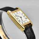 CARTIER TANK REVERSO DUAL TIME YELLOW GOLD