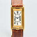 CARTIER TANK CABRIOLET EAGLE BEAK LUGS YELLOW GOLD