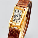 CARTIER TANK CABRIOLET EAGLE BEAK LUGS YELLOW GOLD