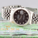 ROLEX DATEJUST 36 REF. 16234 STAINLESS STEEL BOX AND PAPERS