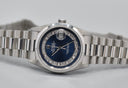 Rolex Day-Date Blue Myriad Dial Platinum Ref. 18206 Box and Papers