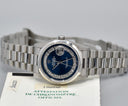 Rolex Day-Date Blue Myriad Dial Platinum Ref. 18206 Box and Papers
