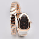 BULGARI SERPENTI TUBOGAS REF. SP35SPG STAINLESS STEEL AND PINK GOLD