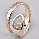 BULGARI SERPENTI TUBOGAS REF. SP35SPG STAINLESS STEEL AND PINK GOLD