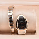 BULGARI SERPENTI TUBOGAS REF. SP35SPG STAINLESS STEEL AND PINK GOLD