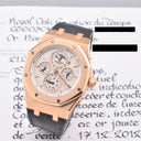 AUDEMARS PIGUET ROYAL OAK EQUATION OF TIME PERPETUAL CALENDAR REF. 26603OR PINK GOLD WITH CERTIFICATE
