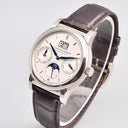 A. LANGE & SÖHNE SAXONIA ANNUAL CALENDAR REF. 330.026 WHITE GOLD BOX AND PAPERS