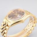 ROLEX DATEJUST REF. 1601 BROWN DIALYELLOW GOLD