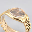 ROLEX DATEJUST REF. 1601 BROWN DIALYELLOW GOLD