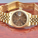 ROLEX DATEJUST REF. 1601 BROWN DIALYELLOW GOLD