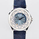 PATEK PHILIPPE WORLD TIME REF. 5130P PLATINUM BOX AND PAPERS