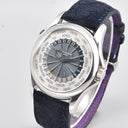 PATEK PHILIPPE WORLD TIME REF. 5130P PLATINUM BOX AND PAPERS