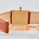 CARTIER TANK LOUIS CARTIER EXTRA PLATE REF. 96019 YELLOW GOLD
