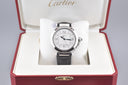 CARTIER PASHA LIMITED EDITION REF. W3019851 PALLADIUM BOX AND PAPERS