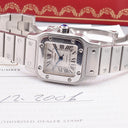 CARTIER SANTOS LADY'S REF. W20054D6 STAINLESS STEEL FULL SET