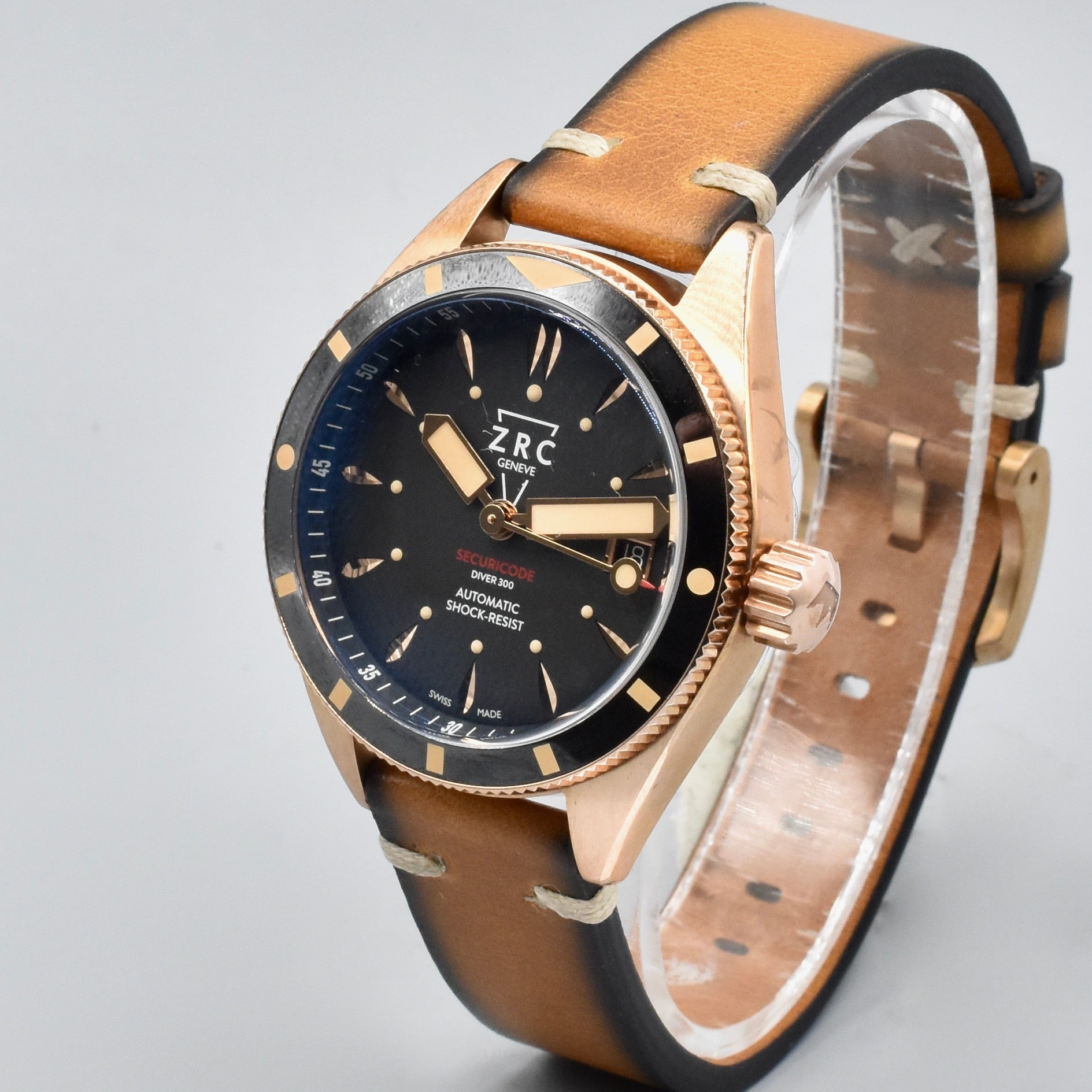 ZRC SECURICODE Diver 300 Ref. SC39463 Limited Edition Bronze Full
