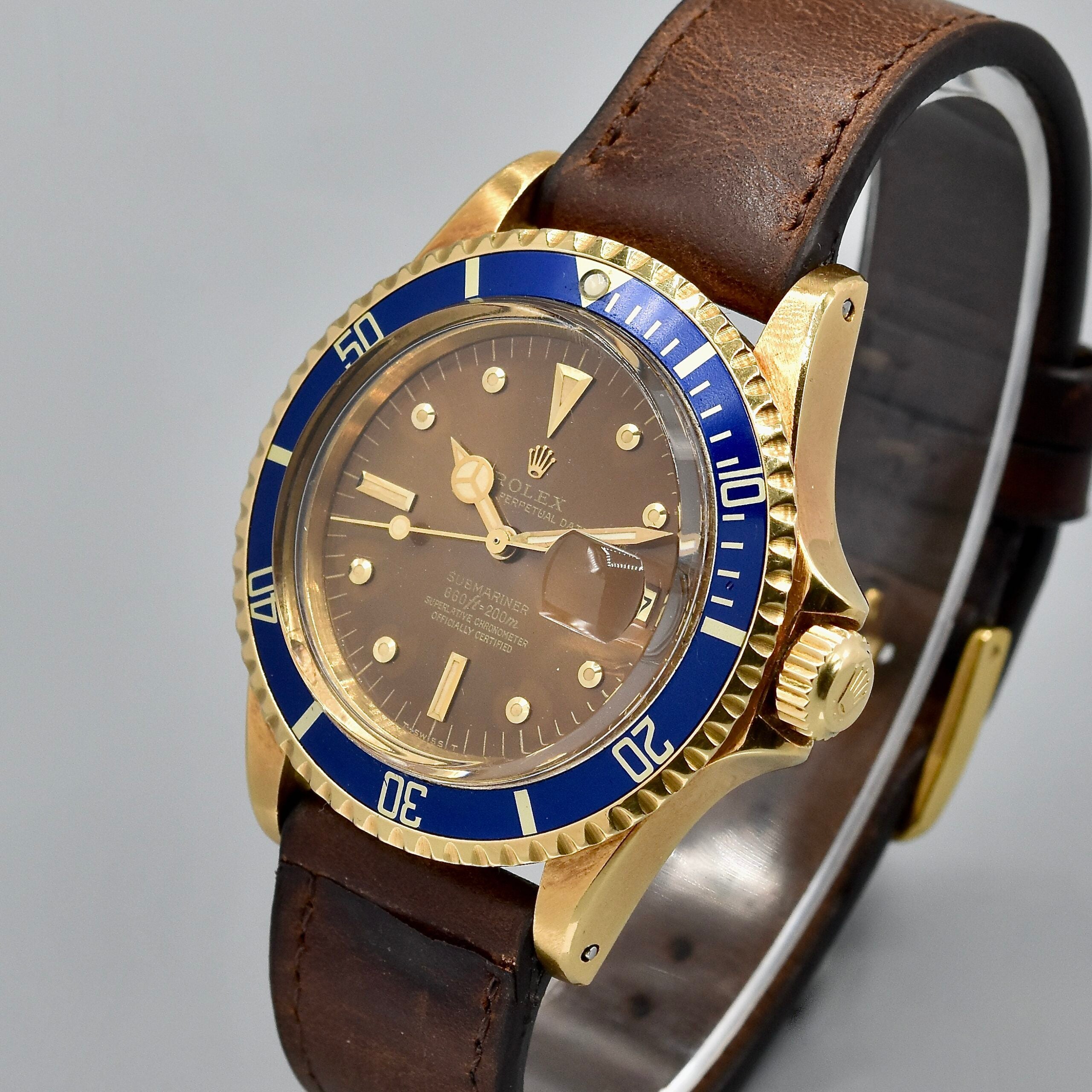 Rolex Submariner Ref. 1680 Color Change Dial Yellow Gold – Romain Rea
