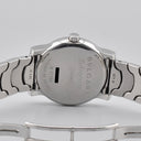 BULGARI SOLOTEMPO RÉF. S 35 S STAINLESS STEEL BOX AND PAPERS