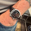 JAEGER LECOULTRE MASTER COMPRESSOR GEOGRAPHIC REF.  146.8.83/1 STAINLESS STEEL FULL SET