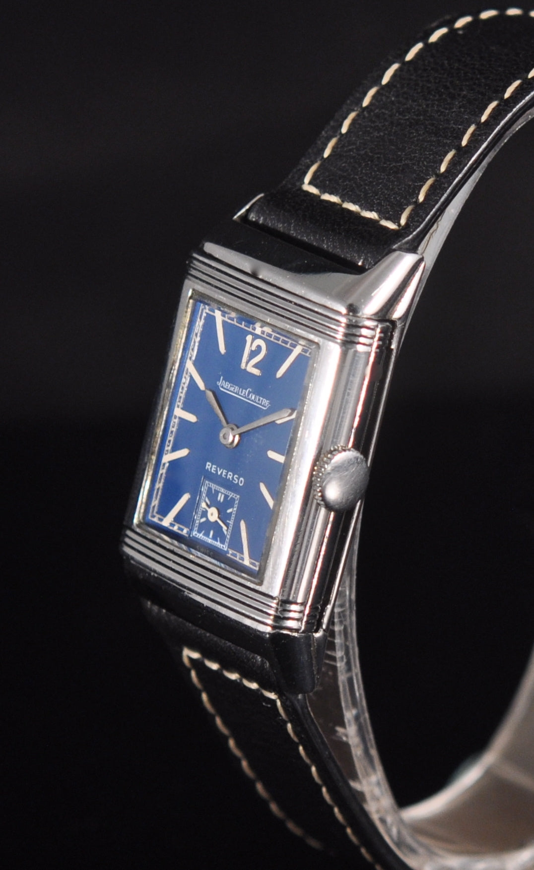 Jaeger-LeCoultre Reverso Blue Dial - Acier, Très bon état – Romain Rea